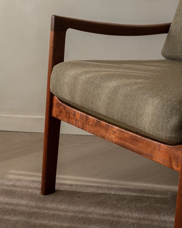 Mid Century Modern Teak Lounge Chairs Senator by Ole Wanscher for Cado, 1960s, Set of 2