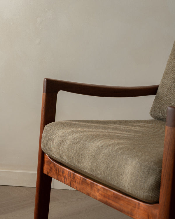 Mid Century Modern Teak Lounge Chairs Senator by Ole Wanscher for Cado, 1960s, Set of 2