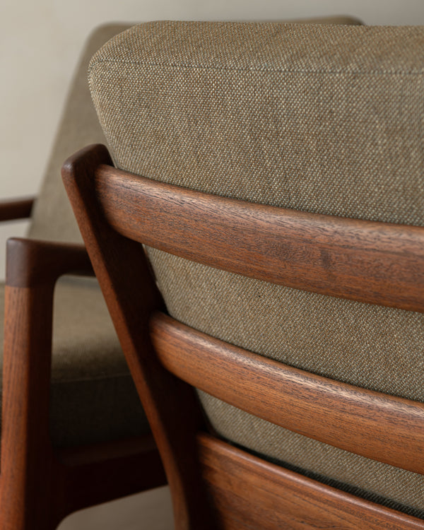 Mid Century Modern Teak Lounge Chairs Senator by Ole Wanscher for Cado, 1960s, Set of 2