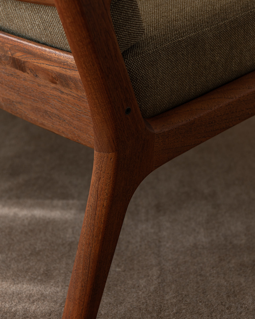 Mid Century Modern Teak Lounge Chairs Senator by Ole Wanscher for Cado, 1960s, Set of 2