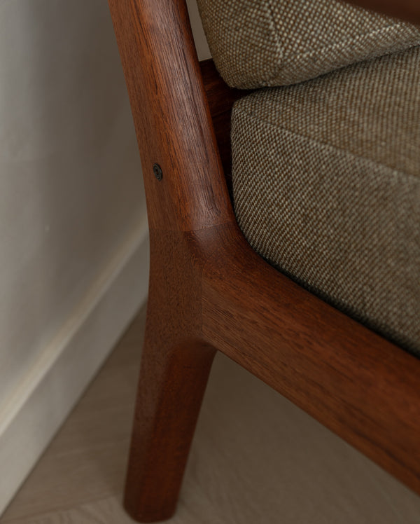 Mid Century Modern Teak Lounge Chairs Senator by Ole Wanscher for Cado, 1960s, Set of 2