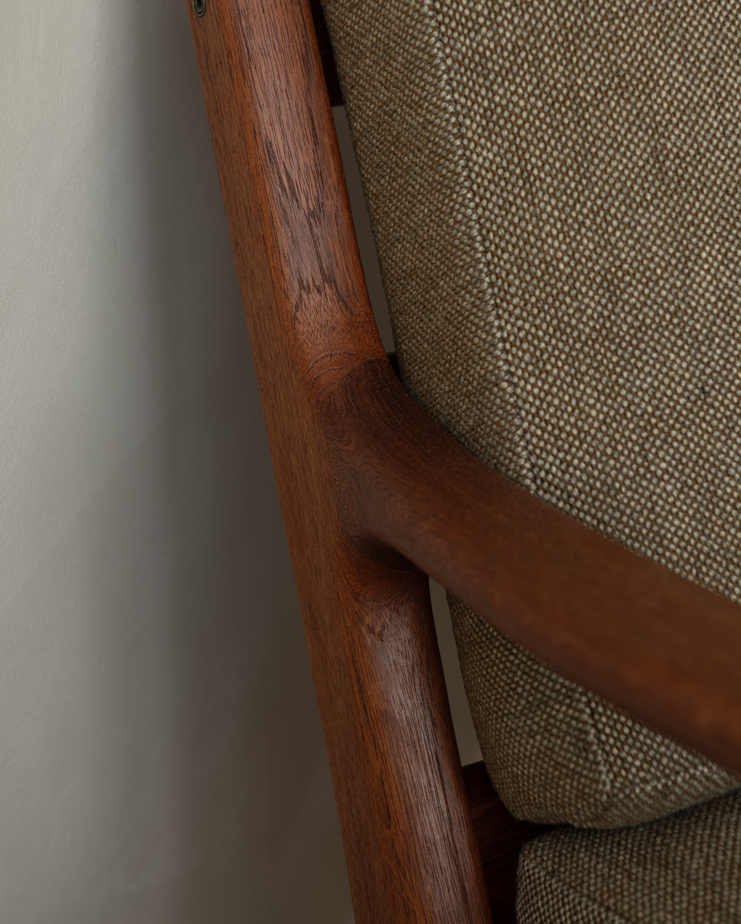 Mid Century Modern Teak Lounge Chairs Senator by Ole Wanscher for Cado, 1960s, Set of 2