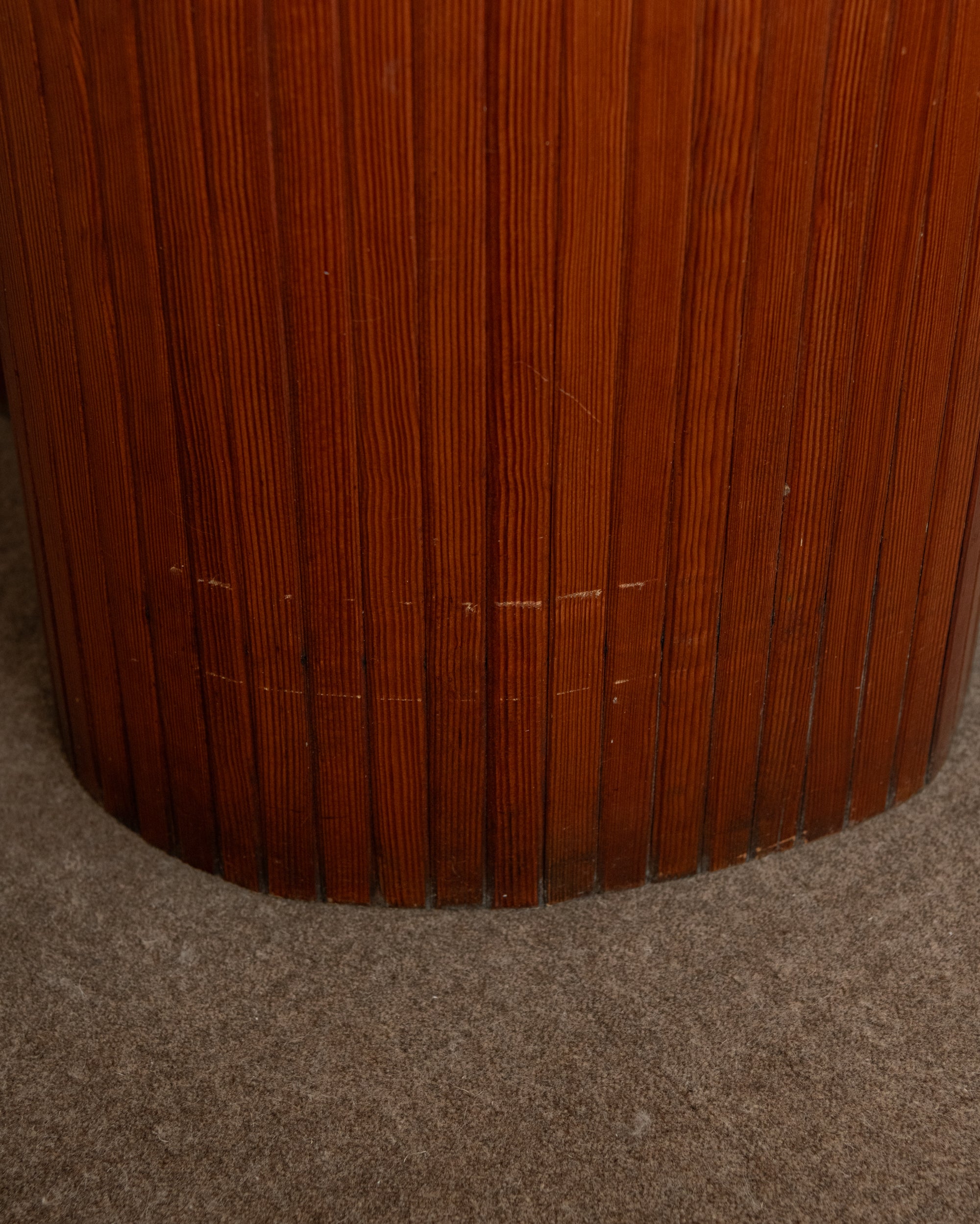 Art Deco Patinated Pine Room Divider by Jomain Baumann for Baumann, France, 1930s