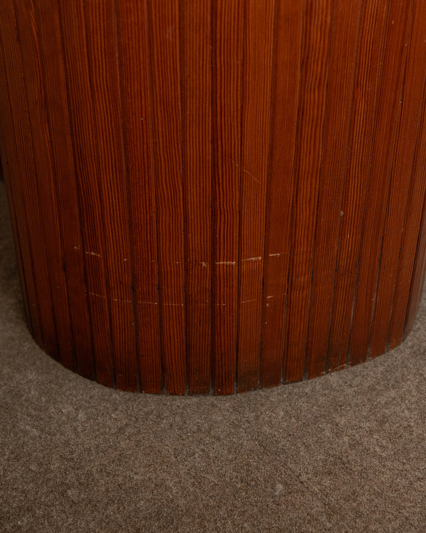 Art Deco Patinated Pine Room Divider by Jomain Baumann for Baumann, France, 1930s