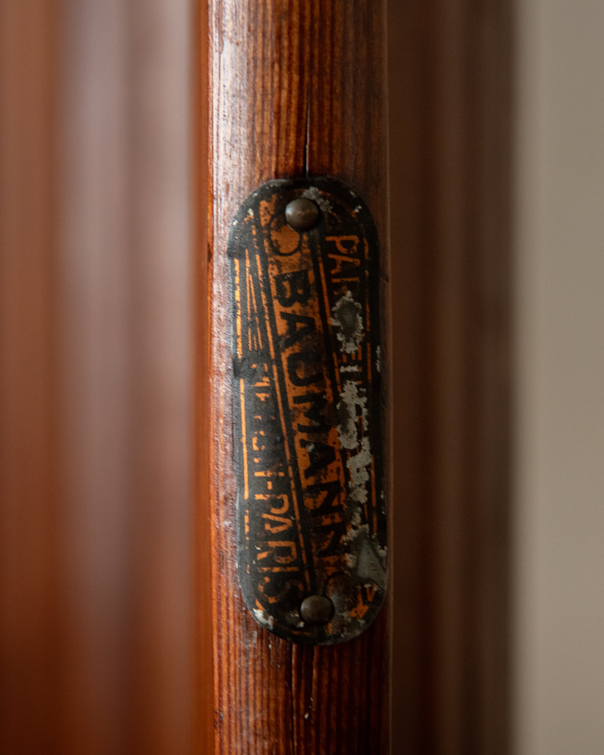 Art Deco Patinated Pine Room Divider by Jomain Baumann for Baumann, France, 1930s