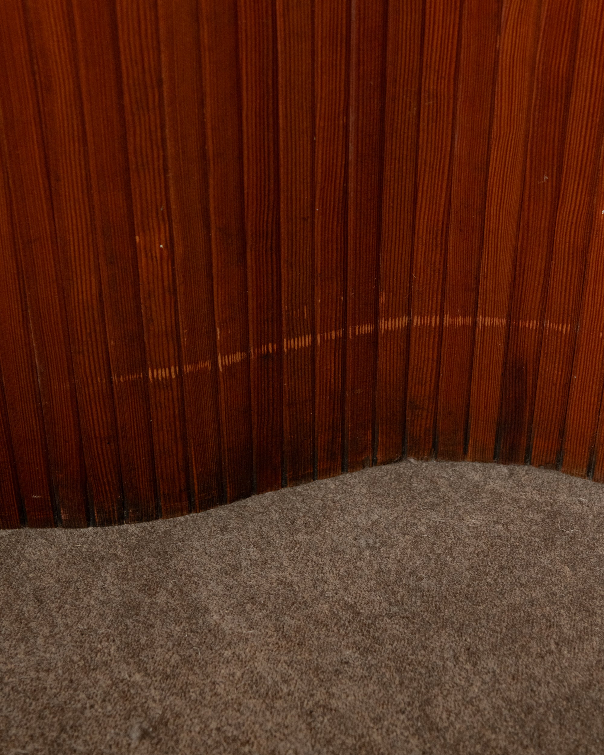 Art Deco Patinated Pine Room Divider by Jomain Baumann for Baumann, France, 1930s