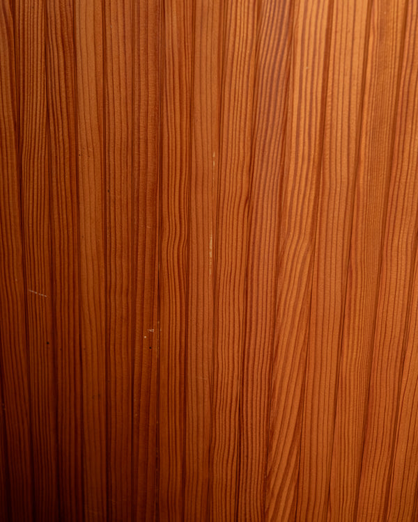 Vintage Art Deco Pine Tambour Room Divider by Jomain Baumann for Baumann, 1930s