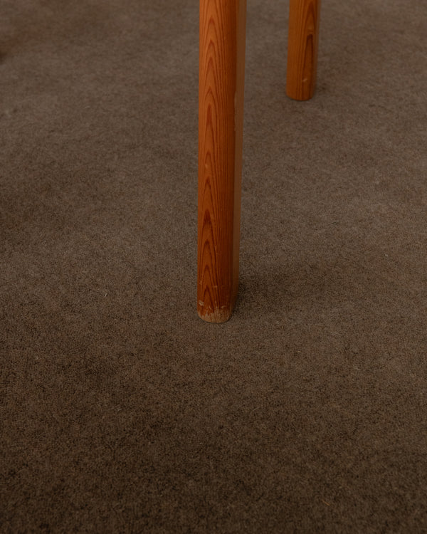 Scandinavian Brutalist Pine Dining Chairs, 1970s, Set of 6