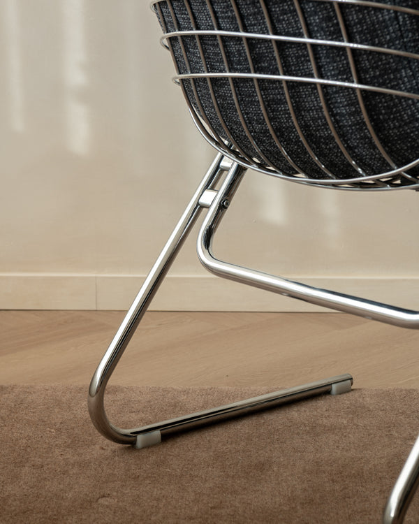 Italian Modern Chrome Flynn Dining Chairs by Gastone Rinaldi for Thema, 1970s, Set of 4