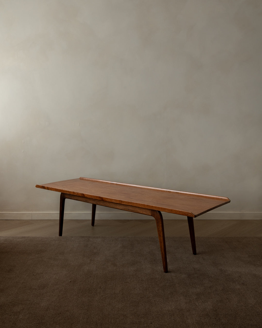 Mid Century Teak Coffee Table Edith by Arnold Madsen & Henry Schubell for Bovenkamp, 1960s