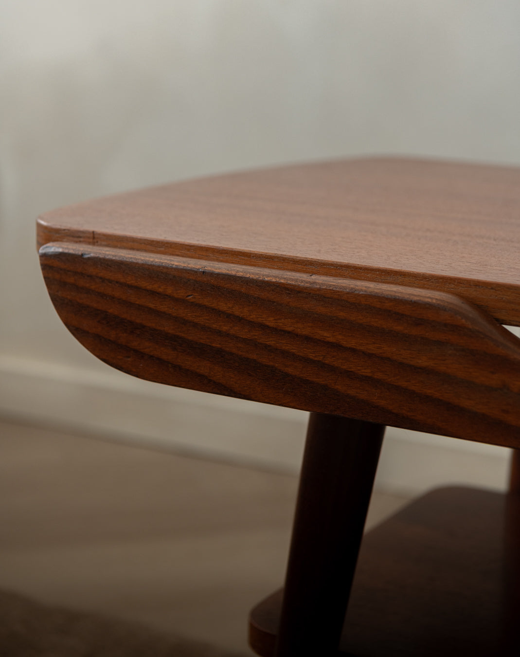 Mid Century Teak Coffee Table Attributed to Louis van Teeffelen for Wébé, 1950s