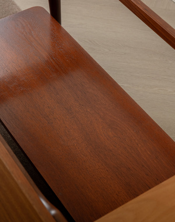 Mid Century Teak Coffee Table Attributed to Louis van Teeffelen for Wébé, 1950s