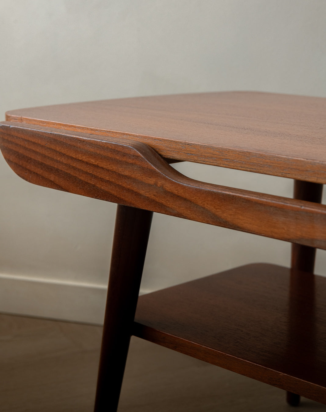 Mid Century Teak Coffee Table Attributed to Louis van Teeffelen for Wébé, 1950s
