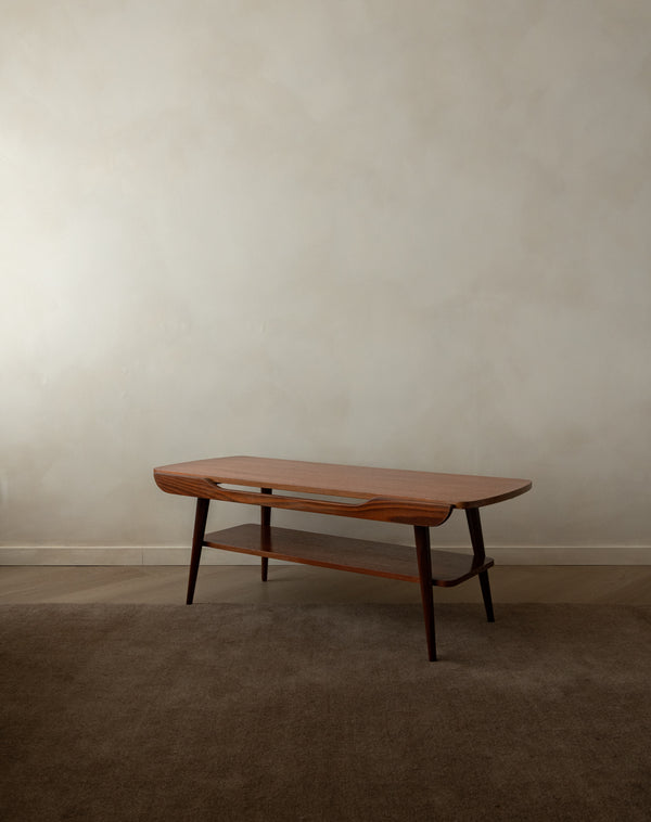 Mid Century Teak Coffee Table Attributed to Louis van Teeffelen for Wébé, 1950s