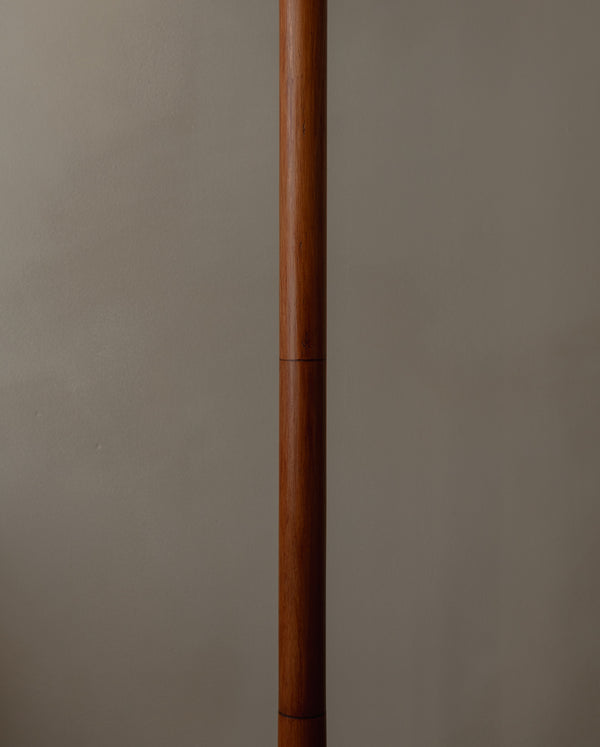 Scandinavian Modern Teak Wooden Floor Lamp, 1960s