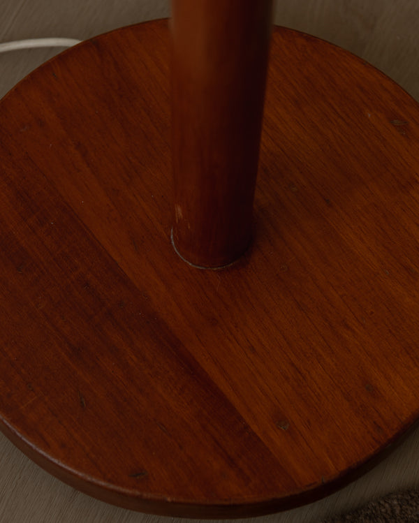Scandinavian Modern Teak Wooden Floor Lamp, 1960s
