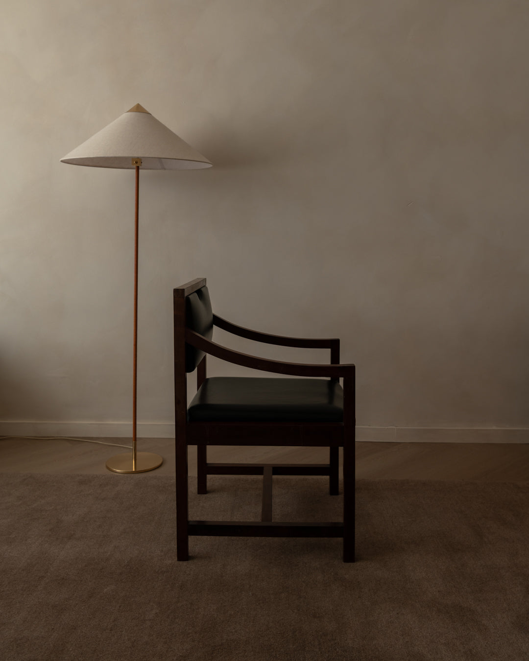 Vintage Modernist Wooden Armchair, 1970s