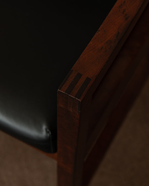 Vintage Modernist Wooden Armchair, 1970s
