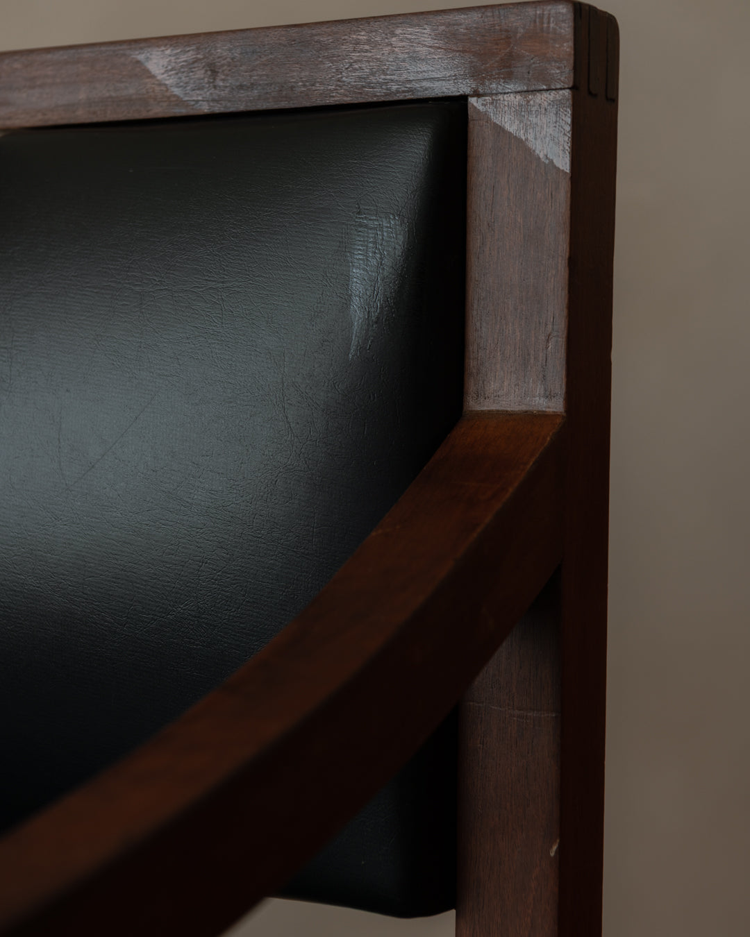 Vintage Modernist Wooden Armchair, 1970s