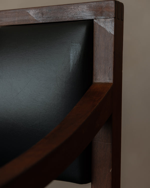 Vintage Modernist Wooden Armchair, 1970s
