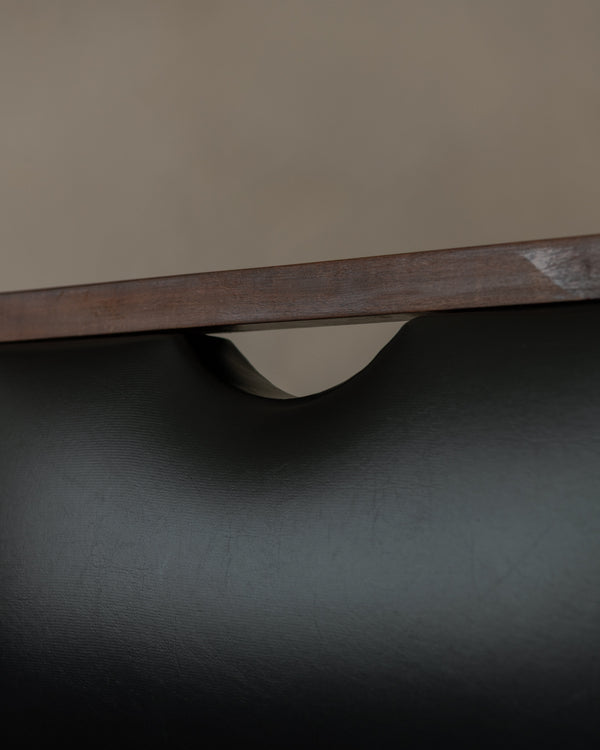 Vintage Modernist Wooden Armchair, 1970s