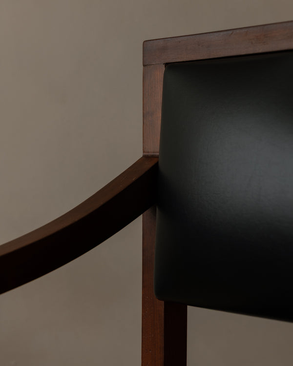 Vintage Modernist Wooden Armchair, 1970s