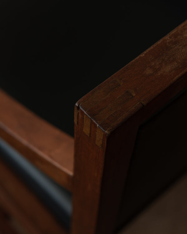 Vintage Modernist Wooden Armchair, 1970s