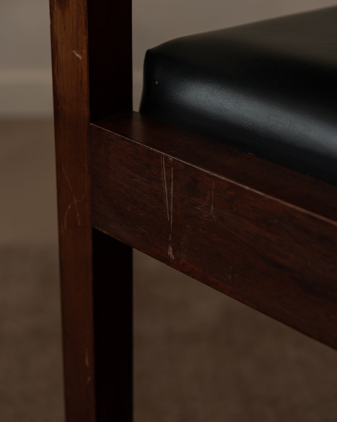 Vintage Modernist Wooden Armchair, 1970s