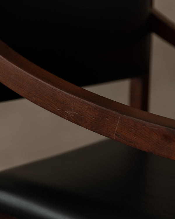 Vintage Modernist Wooden Armchair, 1970s