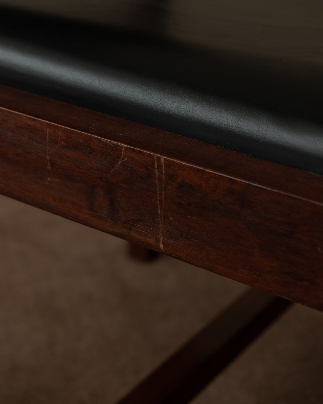 Vintage Modernist Wooden Armchair, 1970s