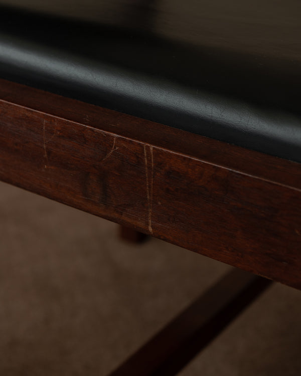 Vintage Modernist Wooden Armchair, 1970s
