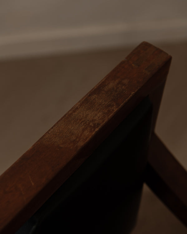 Vintage Modernist Wooden Armchair, 1970s