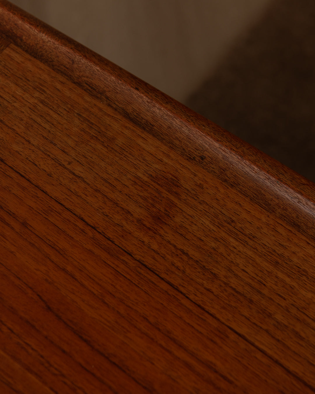 Danish Modern Teak Coffee Table by Grete Jalk, 1960s, Slatted Magazine Shelf