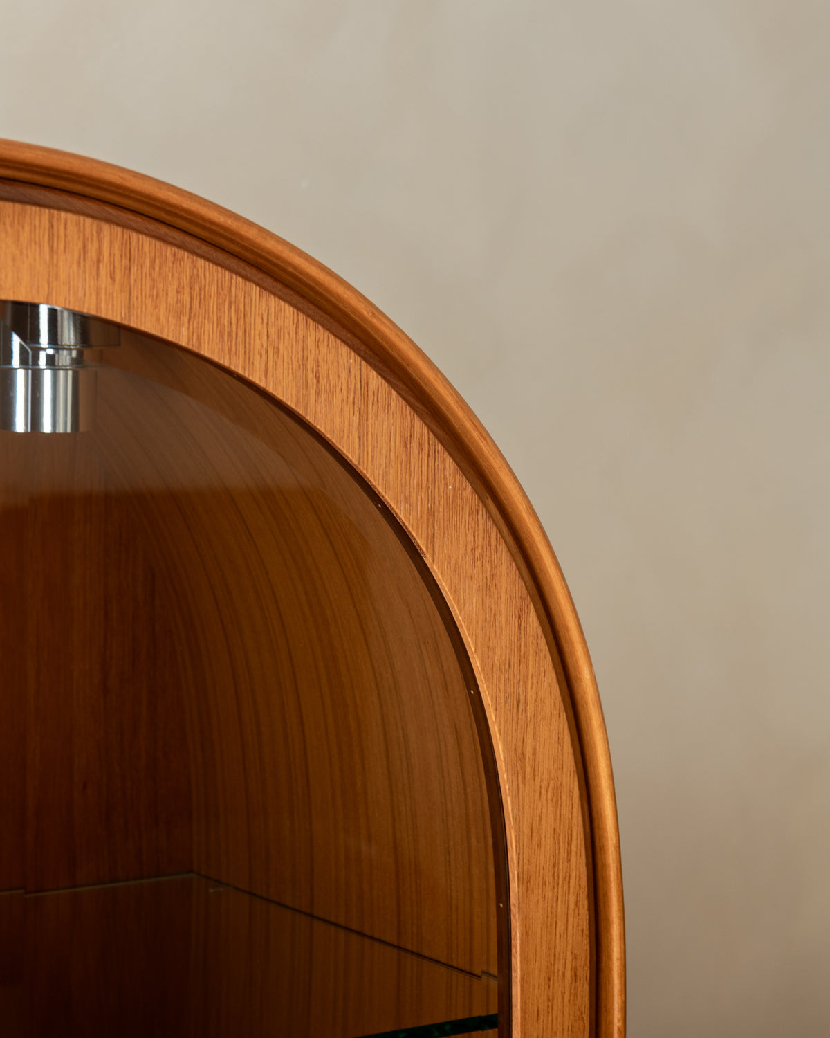 Mid Century Arched Display Cabinet by Brinkmann, 1980s