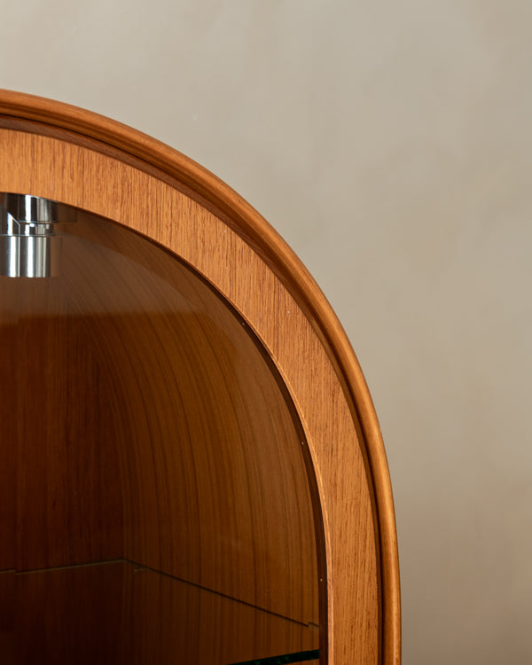Mid Century Arched Display Cabinet by Brinkmann, 1980s