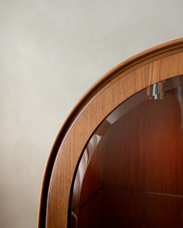 Mid Century Arched Display Cabinet by Brinkmann, 1980s