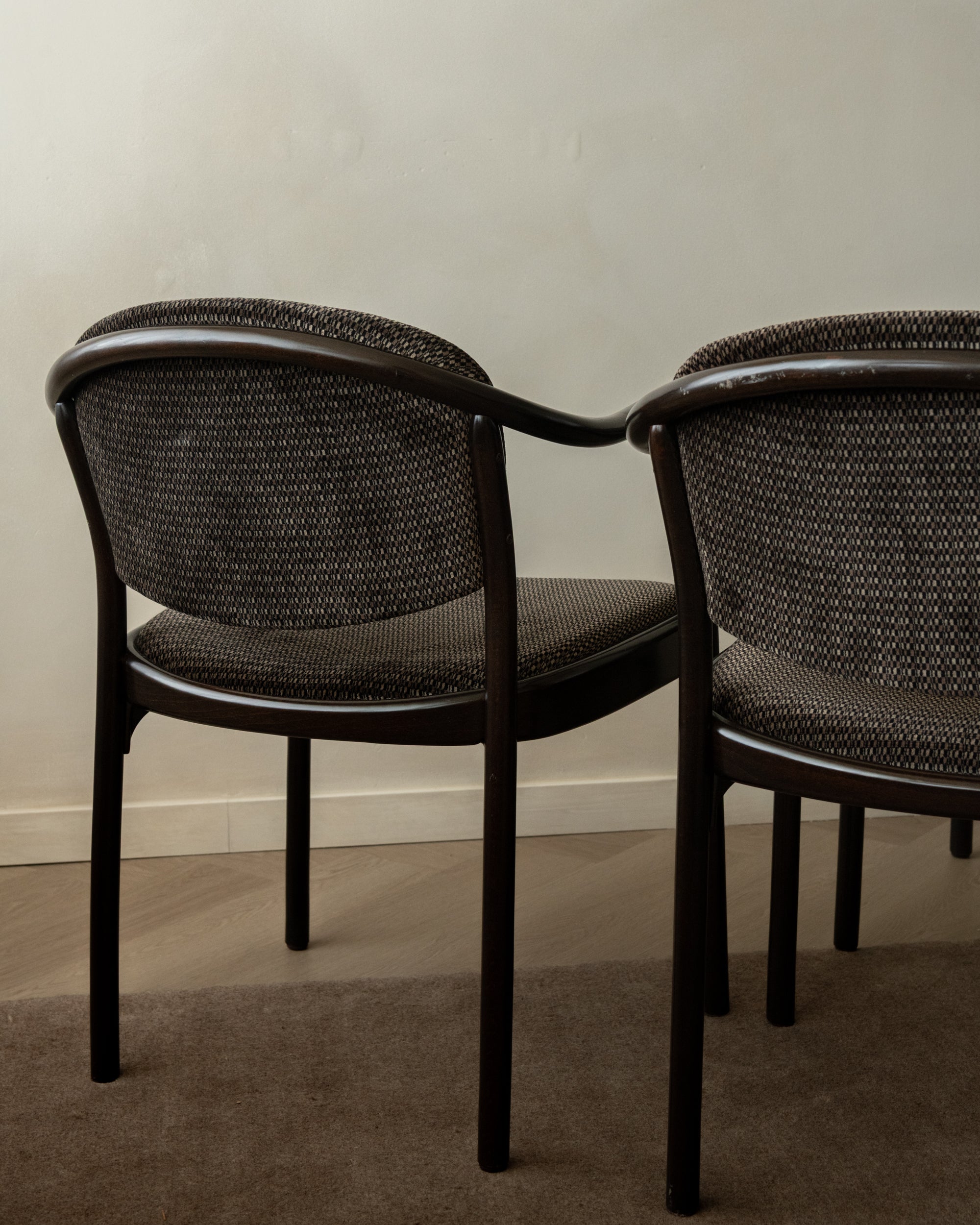 Postmodern Bentwood Dining Chairs 235 F by Hartmut Lohmeyer for Thonet, 1980s, Set of 4