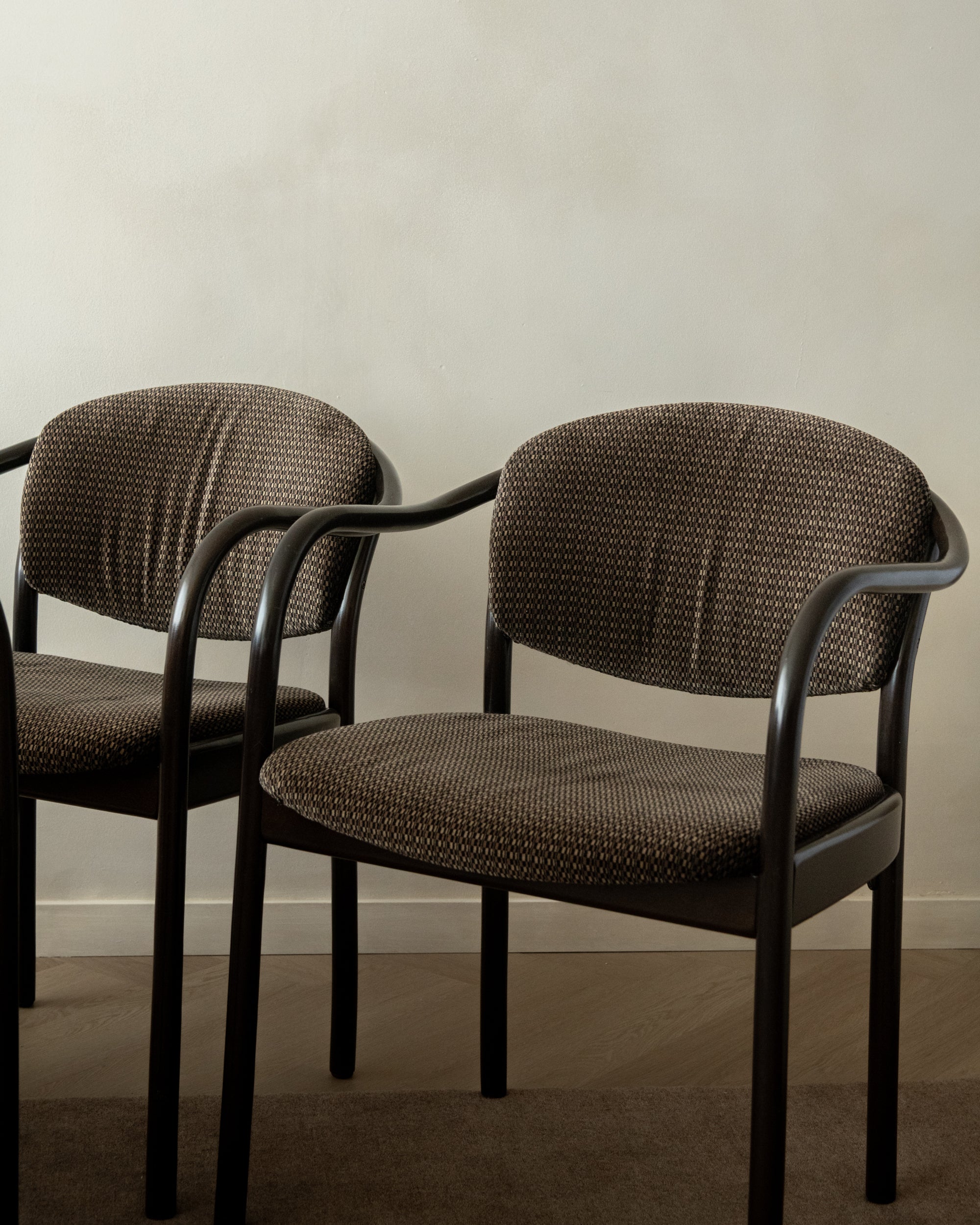 Postmodern Bentwood Dining Chairs 235 F by Hartmut Lohmeyer for Thonet, 1980s, Set of 4