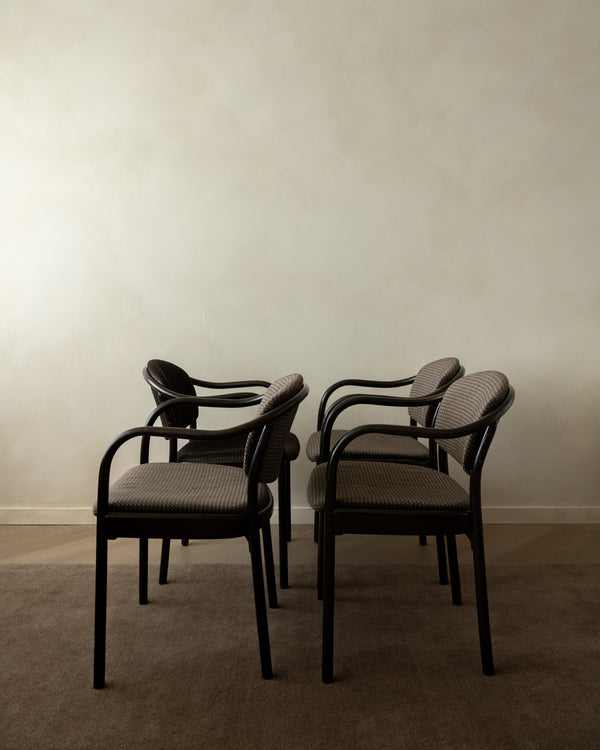 Postmodern Bentwood Dining Chairs 235 F by Hartmut Lohmeyer for Thonet, 1980s, Set of 4