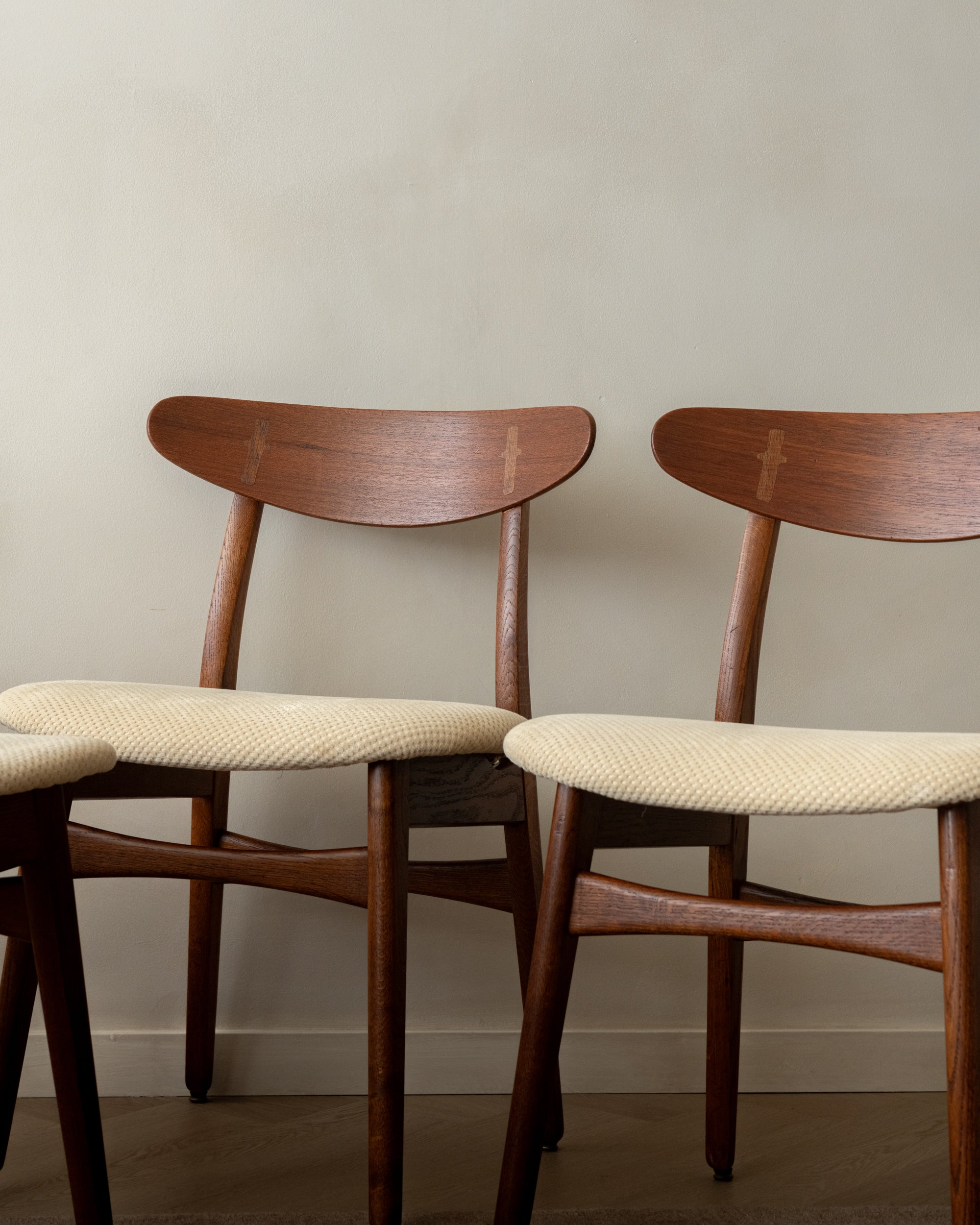 Mid Century Modern Teak CH30 Dining Chairs by Hans J. Wegner for Carl Hansen & Søn, 1960s, Set of 4