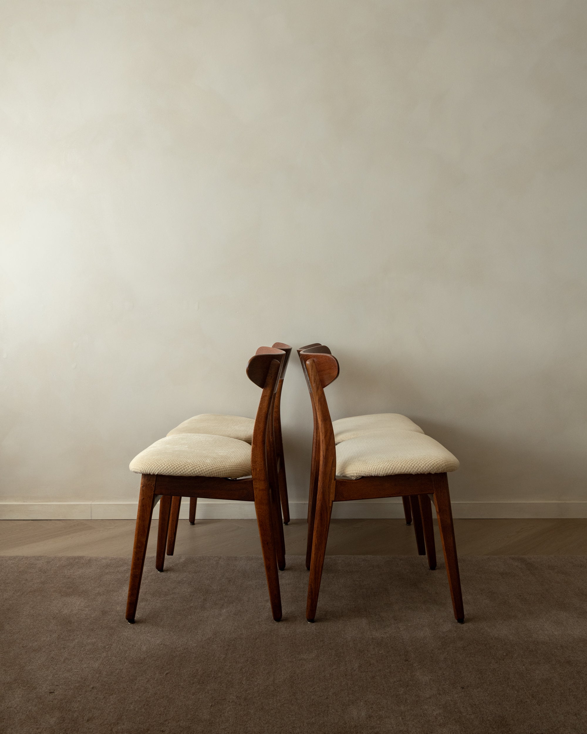 Mid Century Modern Teak CH30 Dining Chairs by Hans J. Wegner for Carl Hansen & Søn, 1960s, Set of 4