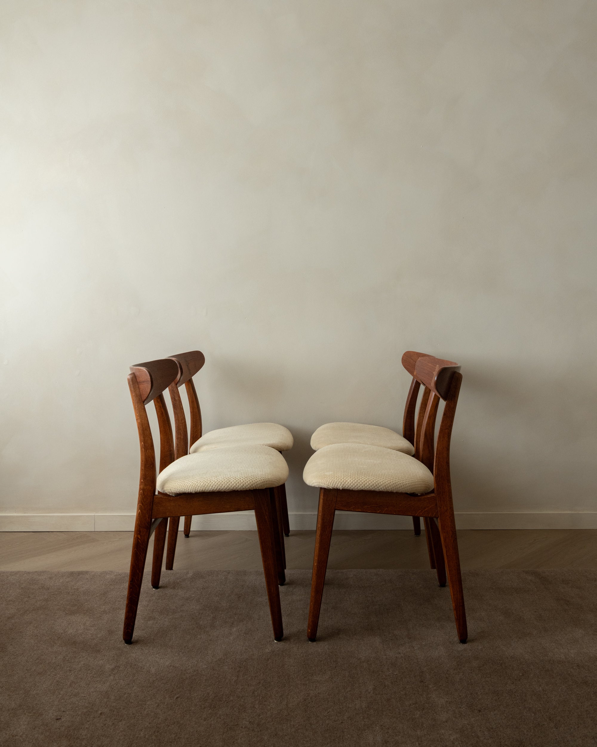 Mid Century Modern Teak CH30 Dining Chairs by Hans J. Wegner for Carl Hansen & Søn, 1960s, Set of 4