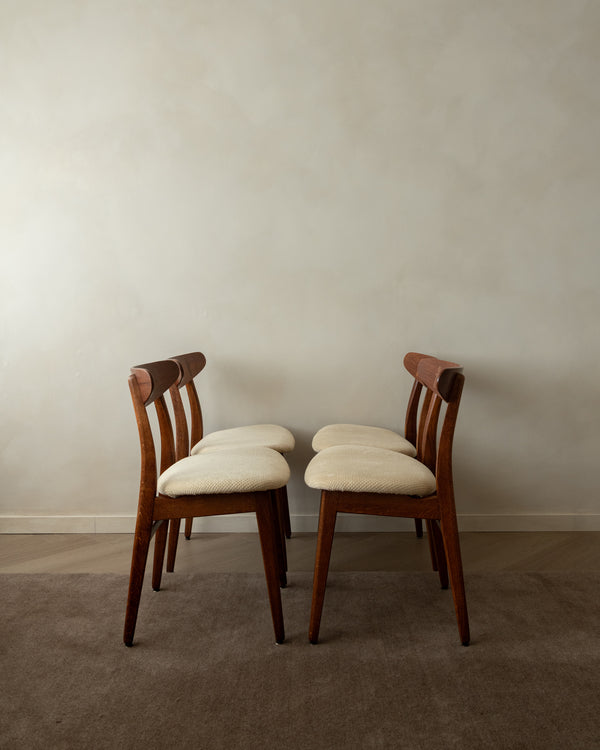 Mid Century Modern Teak CH30 Dining Chairs by Hans J. Wegner for Carl Hansen & Søn, 1960s, Set of 4