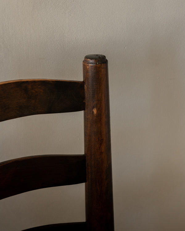 Vintage French Brutalist Dining Chairs by Georges Robert, 1950s, Set of 6