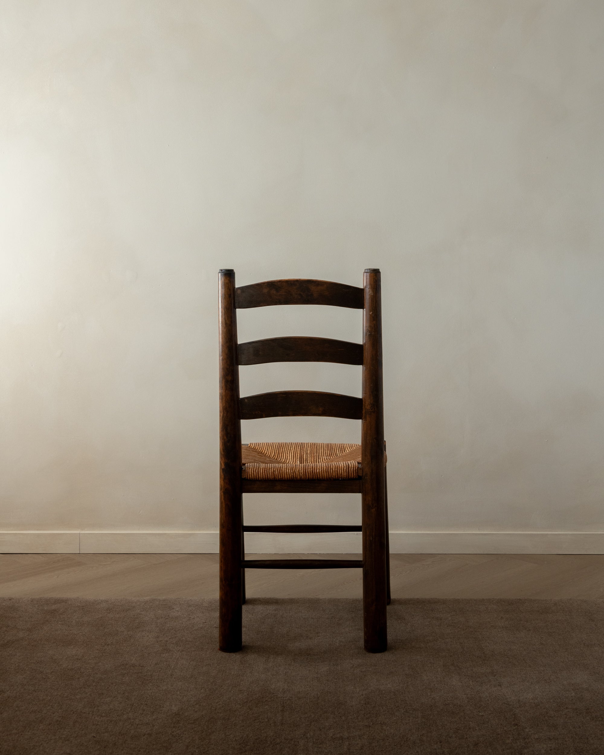 Vintage French Brutalist Dining Chairs by Georges Robert, 1950s, Set of 6