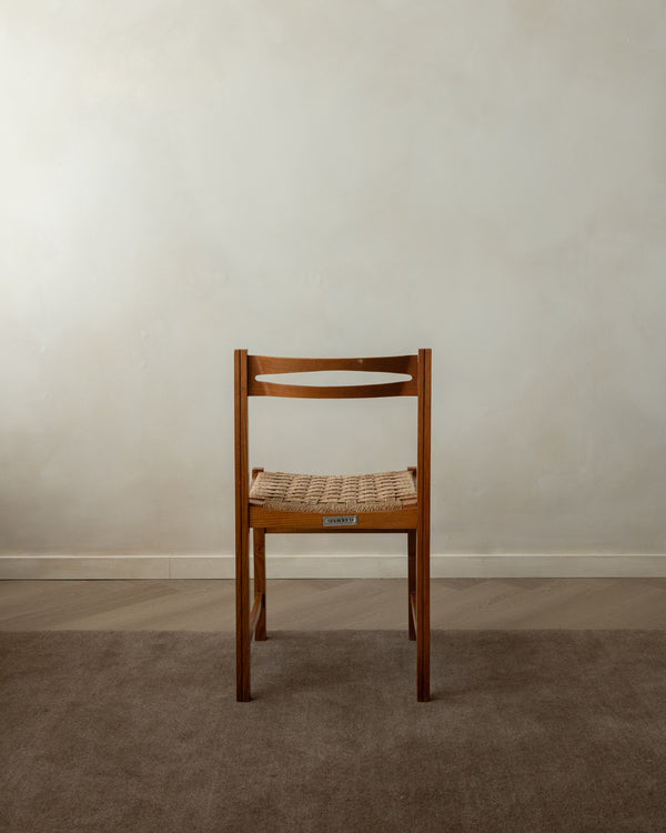 Vintage Italian Rustic Modern Dining Chairs by Snaidero, 1970s, Set of 5