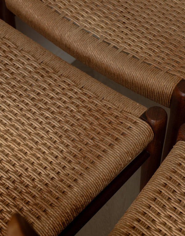 Mid Century Modern Teak Dining Chairs by Niels Otto Møller for J.L. Møllers, 1950s, Set of 4