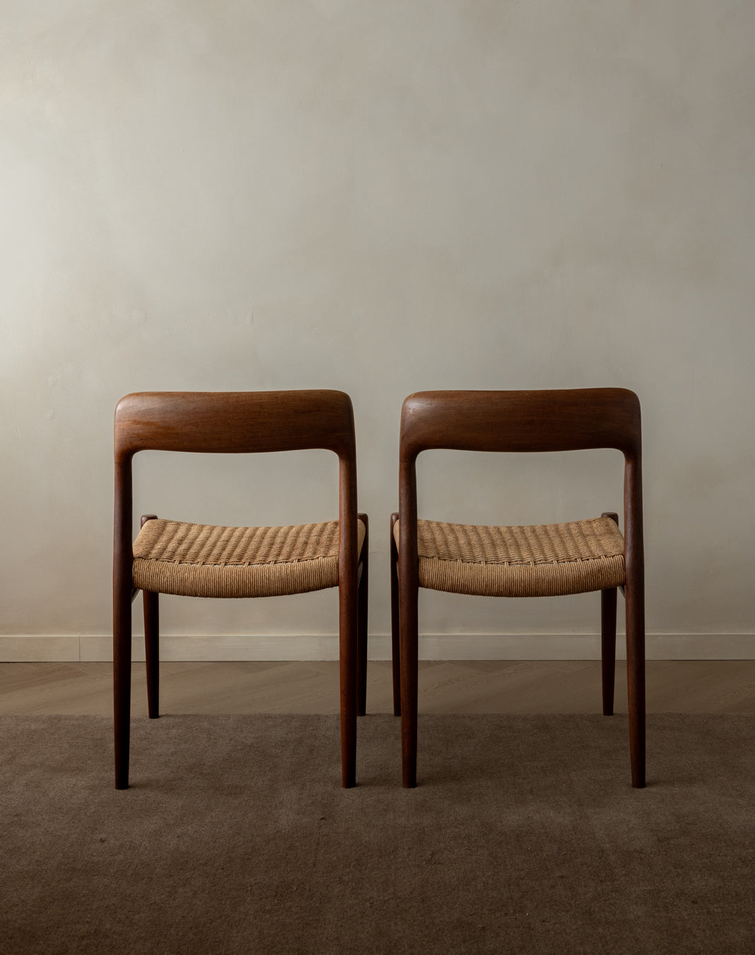 Mid Century Modern Teak Dining Chairs by Niels Otto Møller for J.L. Møllers, 1950s, Set of 4