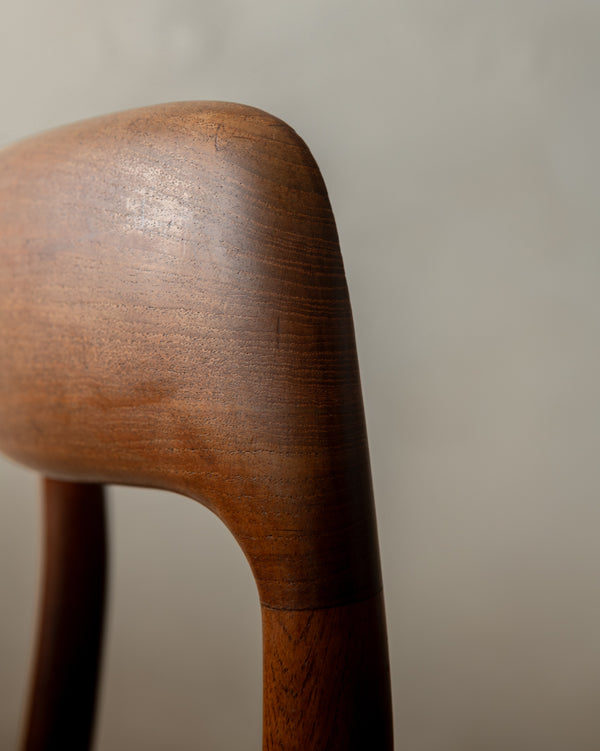 Mid Century Modern Teak Dining Chairs by Niels Otto Møller for J.L. Møllers, 1950s, Set of 4
