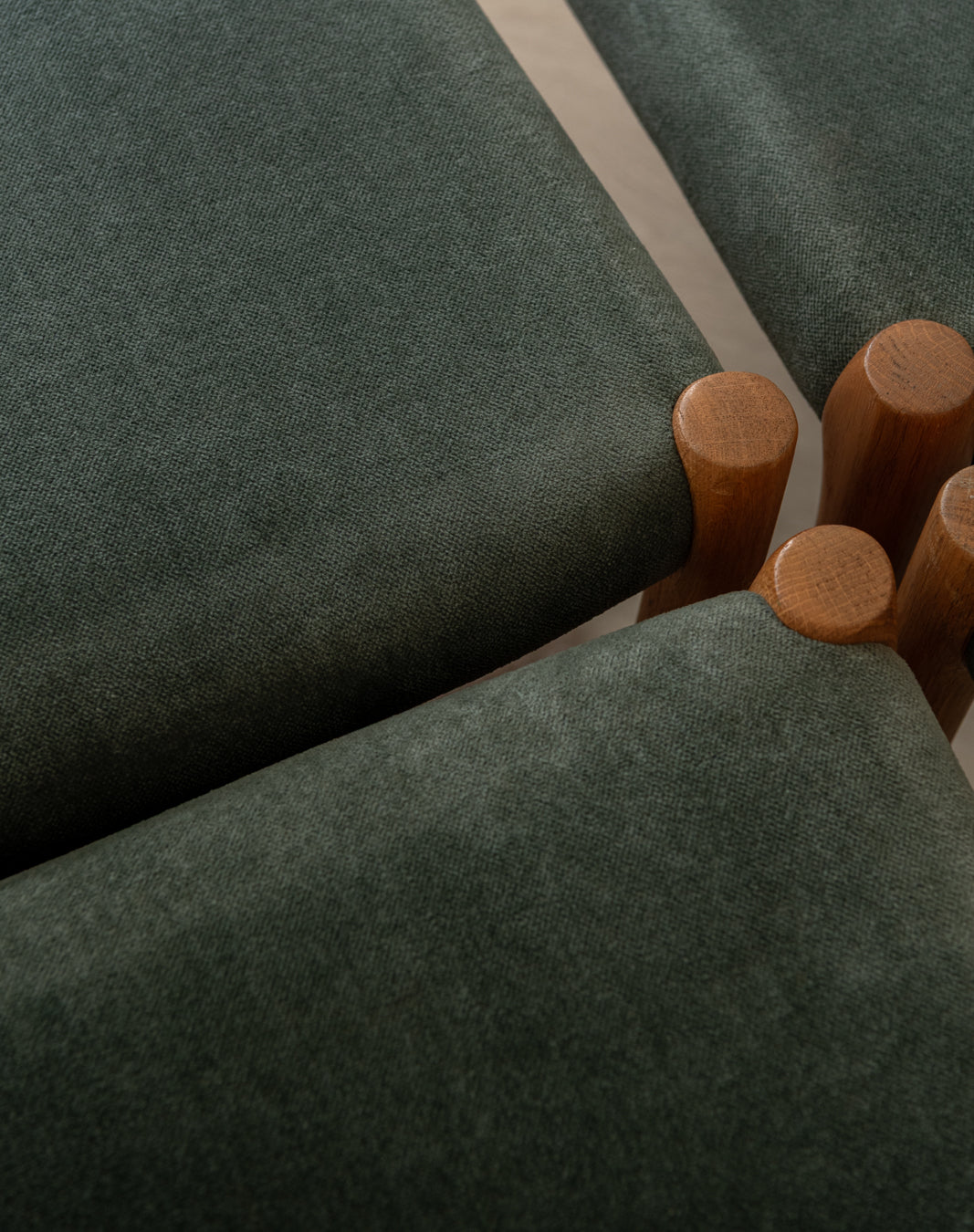 Mid Century Oak Dining Chairs Model 84 by Niels Otto Møller for J.L. Møllers, 1970s, Set of 4